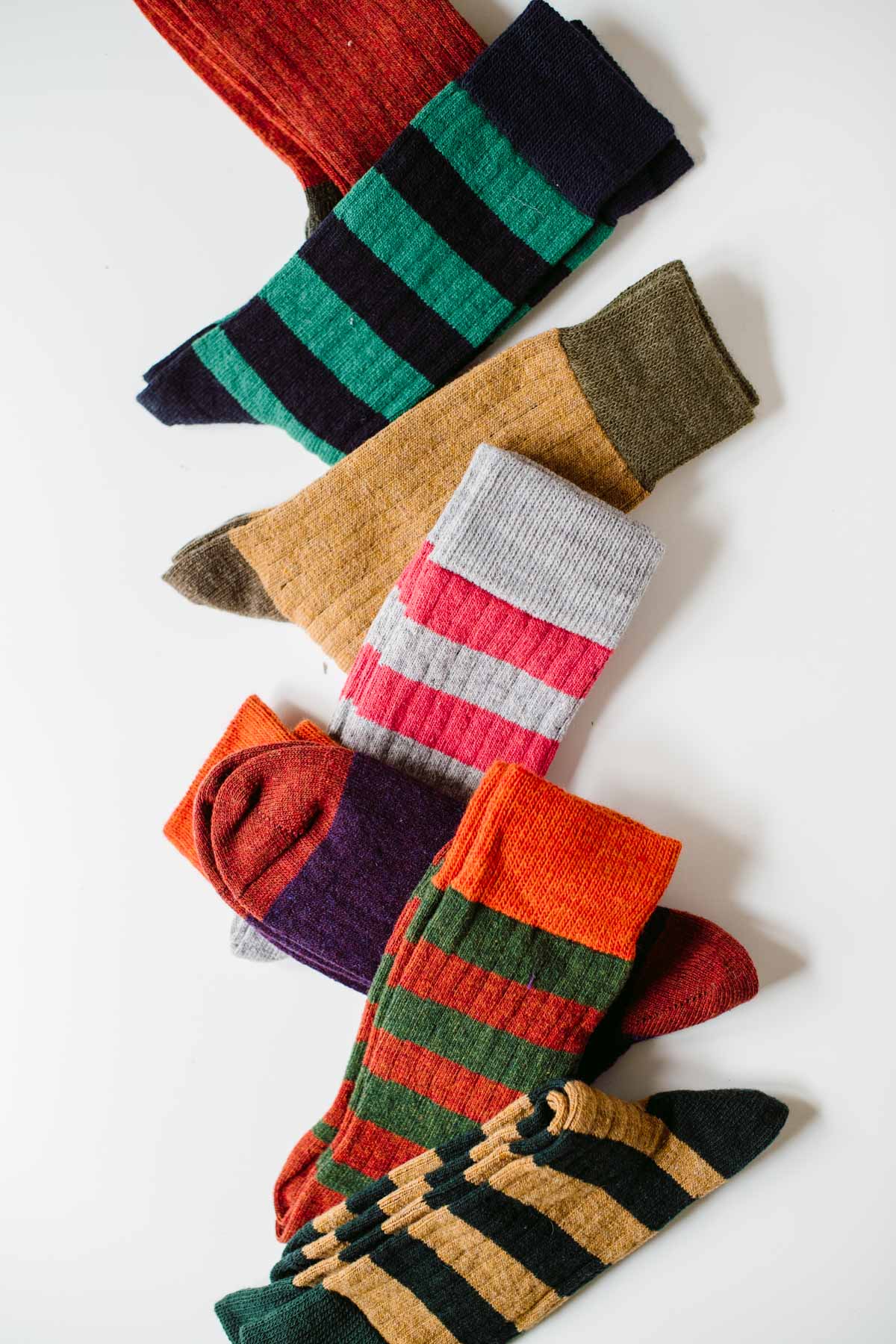 calze in lana biologica, prodotto in Spagna, idea regalo unisex per Natale, colori vari