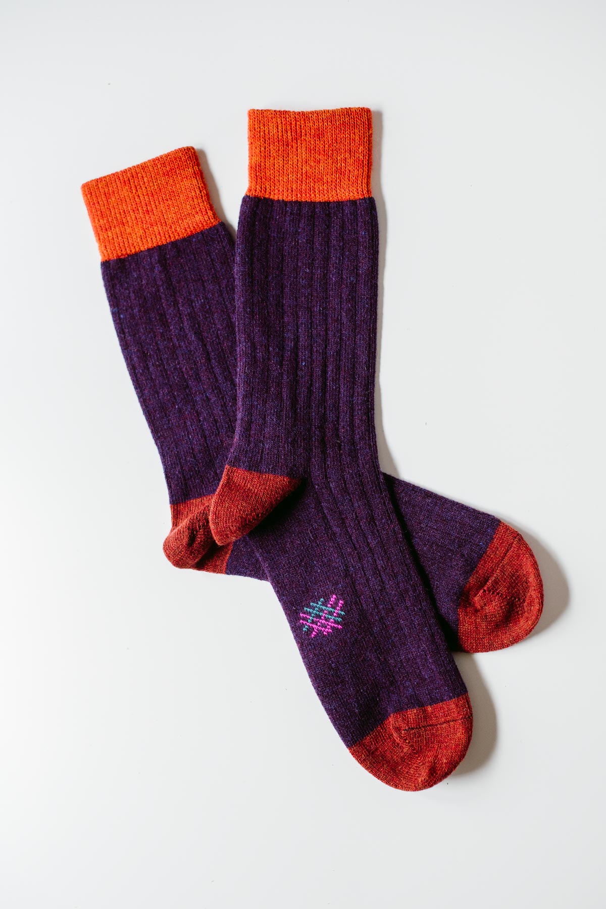 calze in lana biologica, prodotto in Spagna, idea regalo unisex per Natale, colori vari