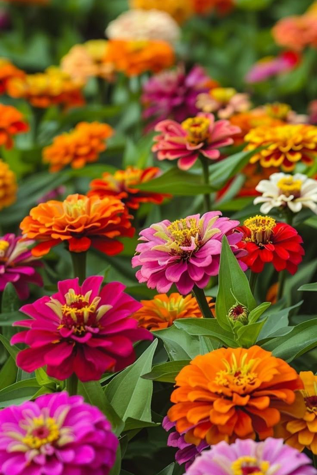 semi di zinnia, pianta fiorita da giardino e orto, fiori colorati estivi